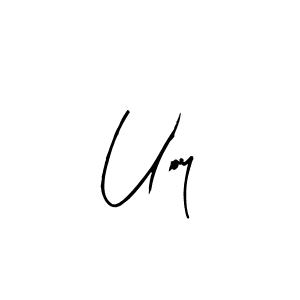 Design your own signature with our free online signature maker. With this signature software, you can create a handwritten (Arty Signature) signature for name Uoy. Uoy signature style 8 images and pictures png