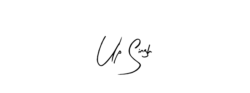 The best way (Arty Signature) to make a short signature is to pick only two or three words in your name. The name Up Singh include a total of six letters. For converting this name. Up Singh signature style 8 images and pictures png