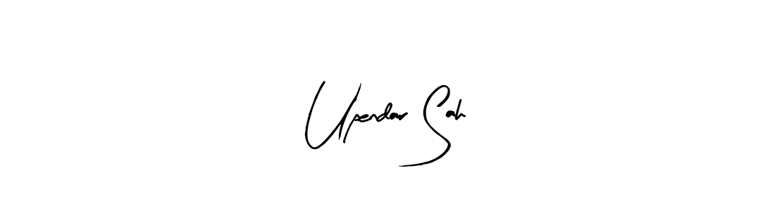You should practise on your own different ways (Arty Signature) to write your name (Upendar Sah) in signature. don't let someone else do it for you. Upendar Sah signature style 8 images and pictures png