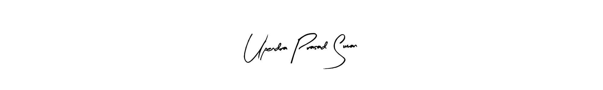 if you are searching for the best signature style for your name Upendra Prasad Suman. so please give up your signature search. here we have designed multiple signature styles  using Arty Signature. Upendra Prasad Suman signature style 8 images and pictures png