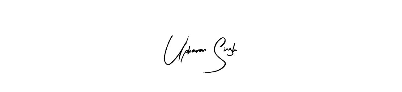 Create a beautiful signature design for name Upkaran Singh. With this signature (Arty Signature) fonts, you can make a handwritten signature for free. Upkaran Singh signature style 8 images and pictures png