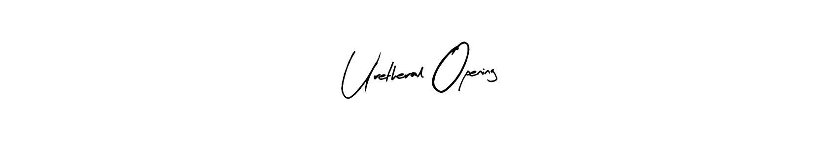 if you are searching for the best signature style for your name Uretheral Opening. so please give up your signature search. here we have designed multiple signature styles  using Arty Signature. Uretheral Opening signature style 8 images and pictures png