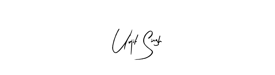 How to make Urjit Singh name signature. Use Arty Signature style for creating short signs online. This is the latest handwritten sign. Urjit Singh signature style 8 images and pictures png