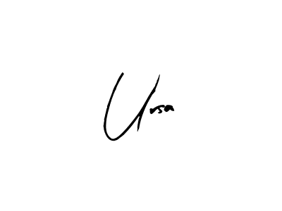 You should practise on your own different ways (Arty Signature) to write your name (Ursa) in signature. don't let someone else do it for you. Ursa signature style 8 images and pictures png