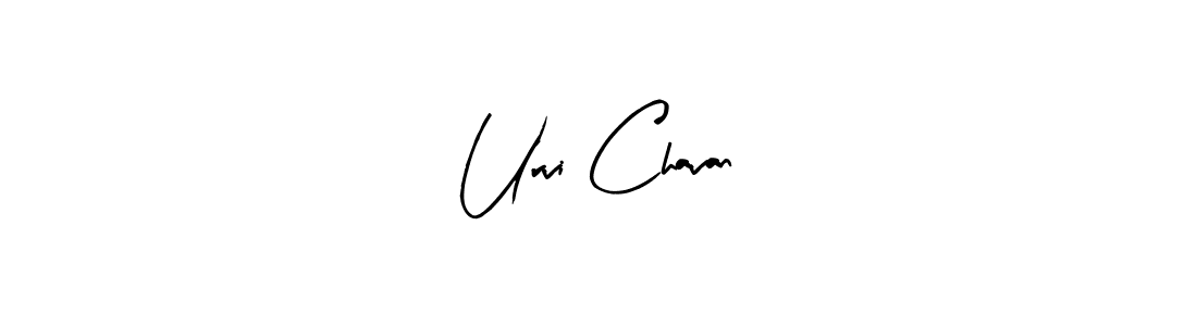 Make a beautiful signature design for name Urvi Chavan. With this signature (Arty Signature) style, you can create a handwritten signature for free. Urvi Chavan signature style 8 images and pictures png