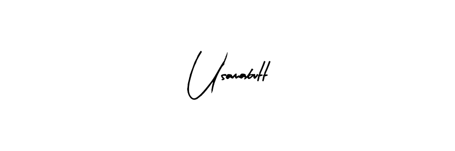 How to make Usamabutt signature? Arty Signature is a professional autograph style. Create handwritten signature for Usamabutt name. Usamabutt signature style 8 images and pictures png