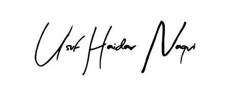 Once you've used our free online signature maker to create your best signature Arty Signature style, it's time to enjoy signing your documents with Usuf Haidar Naqvi name. Usuf Haidar Naqvi signature style 8 images and pictures png