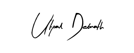 Generate high-definition signature styles for Utpal Debnath. The Arty Signature typeface ensures crisp legibility and sophisticated design. Utpal Debnath signature style 8 images and pictures png