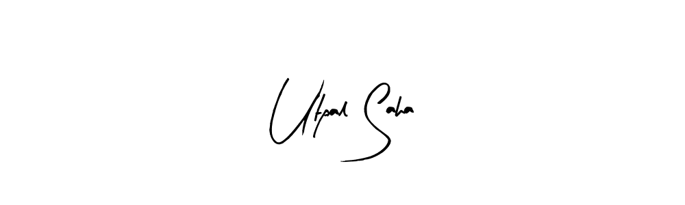 You can use this online signature creator to create a handwritten signature for the name Utpal Saha. This is the best online autograph maker. Utpal Saha signature style 8 images and pictures png
