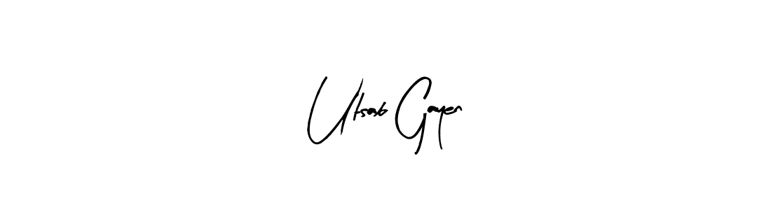 Make a beautiful signature design for name Utsab Gayen. Use this online signature maker to create a handwritten signature for free. Utsab Gayen signature style 8 images and pictures png