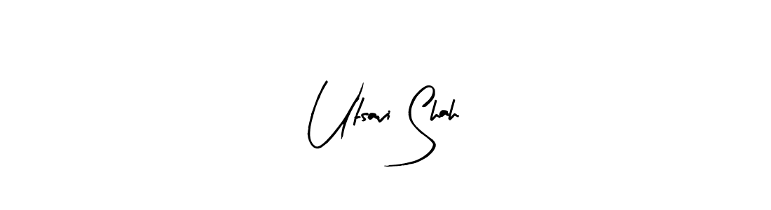 if you are searching for the best signature style for your name Utsavi Shah. so please give up your signature search. here we have designed multiple signature styles  using Arty Signature. Utsavi Shah signature style 8 images and pictures png