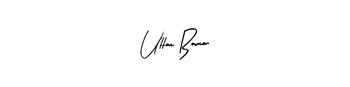 You should practise on your own different ways (Arty Signature) to write your name (Uttam Barman) in signature. don't let someone else do it for you. Uttam Barman signature style 8 images and pictures png