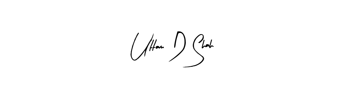 if you are searching for the best signature style for your name Uttam D Shah. so please give up your signature search. here we have designed multiple signature styles  using Arty Signature. Uttam D Shah signature style 8 images and pictures png