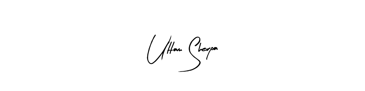 Also You can easily find your signature by using the search form. We will create Uttam Sherpa name handwritten signature images for you free of cost using Arty Signature sign style. Uttam Sherpa signature style 8 images and pictures png