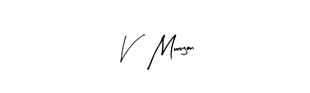 Use a signature maker to create a handwritten signature online. With this signature software, you can design (Arty Signature) your own signature for name V, Murugan. V, Murugan signature style 8 images and pictures png