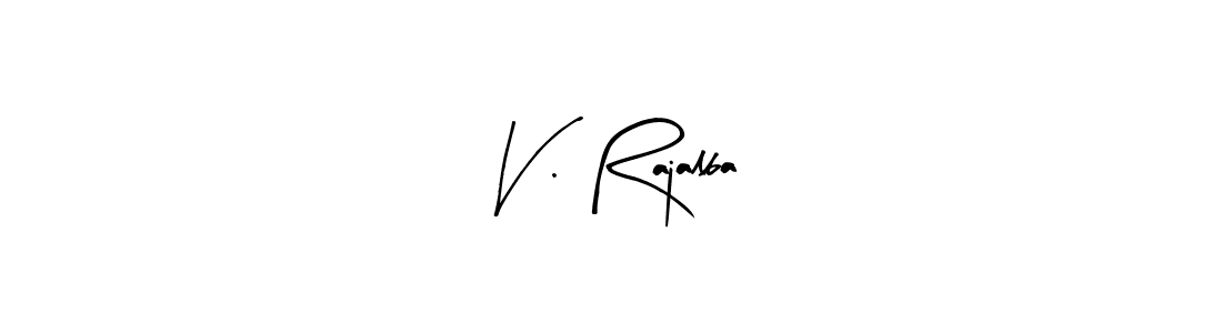 How to make V . Rajalba name signature. Use Arty Signature style for creating short signs online. This is the latest handwritten sign. V . Rajalba signature style 8 images and pictures png