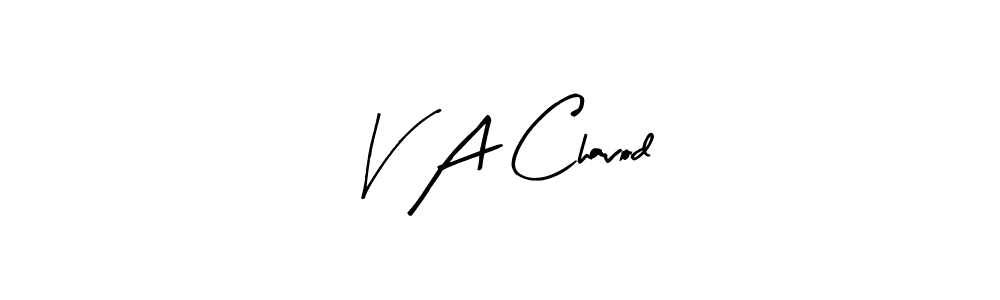 Also You can easily find your signature by using the search form. We will create V A Chavod name handwritten signature images for you free of cost using Arty Signature sign style. V A Chavod signature style 8 images and pictures png