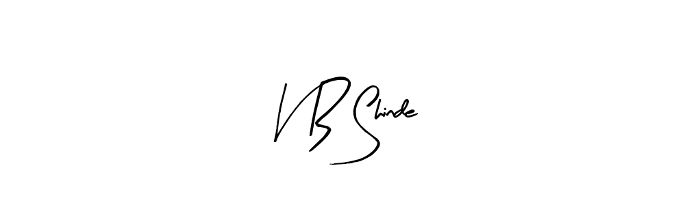 V B Shinde stylish signature style. Best Handwritten Sign (Arty Signature) for my name. Handwritten Signature Collection Ideas for my name V B Shinde. V B Shinde signature style 8 images and pictures png