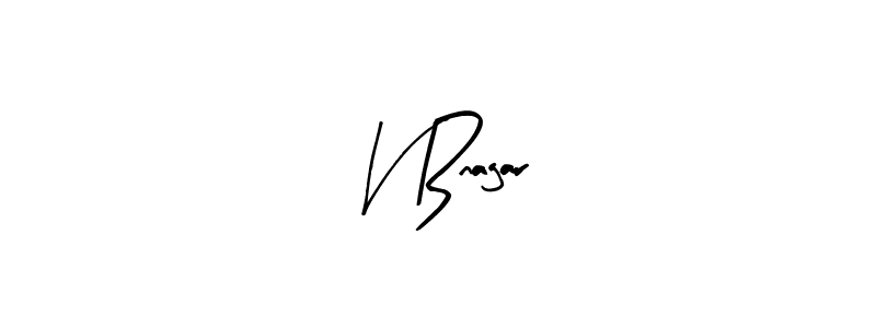 Use a signature maker to create a handwritten signature online. With this signature software, you can design (Arty Signature) your own signature for name V Bnagar. V Bnagar signature style 8 images and pictures png