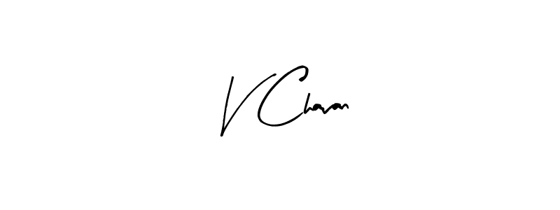 How to make V Chavan signature? Arty Signature is a professional autograph style. Create handwritten signature for V Chavan name. V Chavan signature style 8 images and pictures png