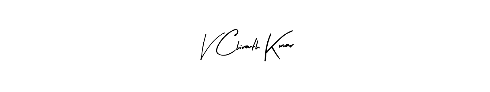 Best and Professional Signature Style for V Chiranth Kumar. Arty Signature Best Signature Style Collection. V Chiranth Kumar signature style 8 images and pictures png