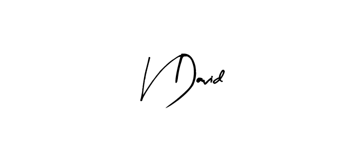 Design your own signature with our free online signature maker. With this signature software, you can create a handwritten (Arty Signature) signature for name V David. V David signature style 8 images and pictures png