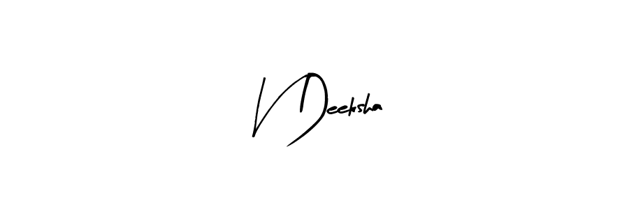 You can use this online signature creator to create a handwritten signature for the name V Deeksha. This is the best online autograph maker. V Deeksha signature style 8 images and pictures png