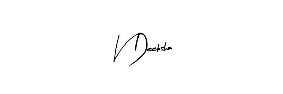 Make a beautiful signature design for name V Deeksha. Use this online signature maker to create a handwritten signature for free. V Deeksha signature style 8 images and pictures png