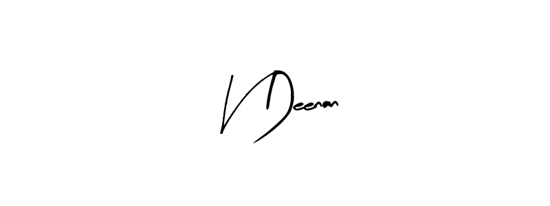 How to Draw V Deenan signature style? Arty Signature is a latest design signature styles for name V Deenan. V Deenan signature style 8 images and pictures png