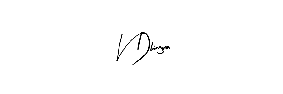 Make a beautiful signature design for name V Dhingra. Use this online signature maker to create a handwritten signature for free. V Dhingra signature style 8 images and pictures png