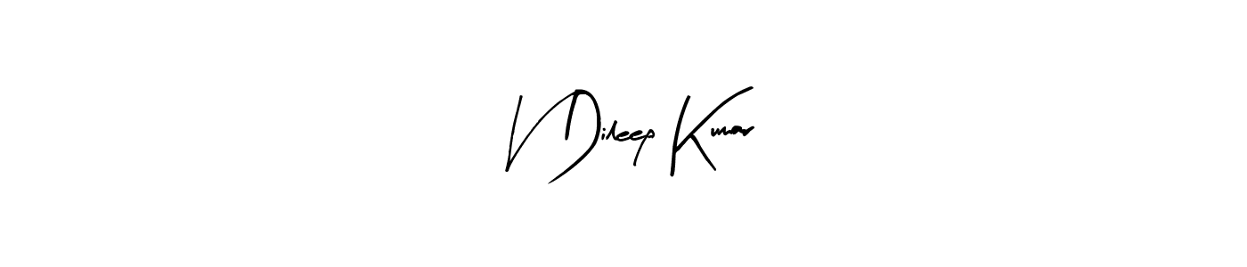 This is the best signature style for the V Dileep Kumar name. Also you like these signature font (Arty Signature). Mix name signature. V Dileep Kumar signature style 8 images and pictures png