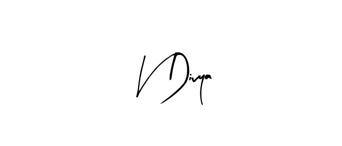 You should practise on your own different ways (Arty Signature) to write your name (V Divya) in signature. don't let someone else do it for you. V Divya signature style 8 images and pictures png