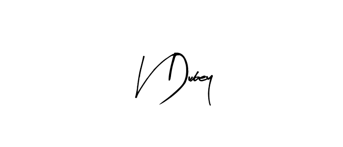 Design your own signature with our free online signature maker. With this signature software, you can create a handwritten (Arty Signature) signature for name V Dubey. V Dubey signature style 8 images and pictures png