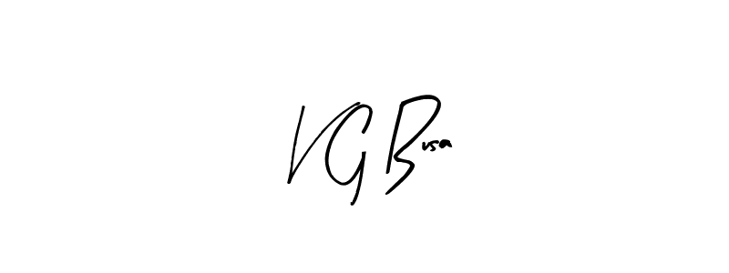 Make a beautiful signature design for name V G Busa. With this signature (Arty Signature) style, you can create a handwritten signature for free. V G Busa signature style 8 images and pictures png