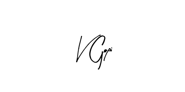 The best way (Arty Signature) to make a short signature is to pick only two or three words in your name. The name V Gopi include a total of six letters. For converting this name. V Gopi signature style 8 images and pictures png