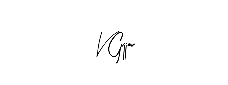 Also we have V Gujjar name is the best signature style. Create professional handwritten signature collection using Arty Signature autograph style. V Gujjar signature style 8 images and pictures png