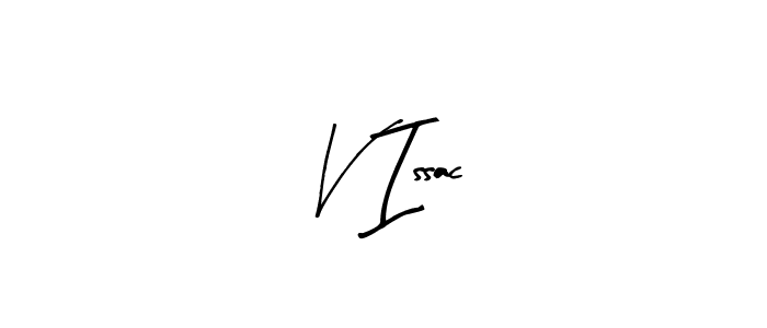 Make a beautiful signature design for name V Issac. With this signature (Arty Signature) style, you can create a handwritten signature for free. V Issac signature style 8 images and pictures png