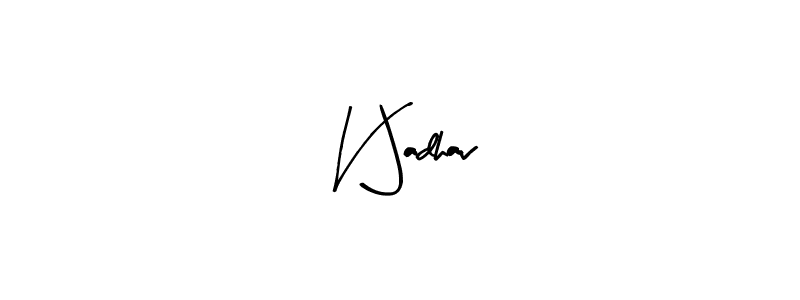 Best and Professional Signature Style for V Jadhav. Arty Signature Best Signature Style Collection. V Jadhav signature style 8 images and pictures png