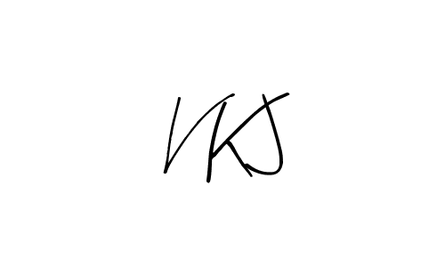 You should practise on your own different ways (Arty Signature) to write your name (V K J) in signature. don't let someone else do it for you. V K J signature style 8 images and pictures png