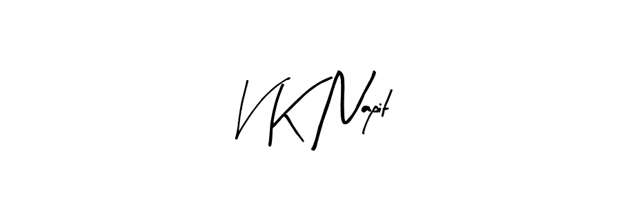 Also You can easily find your signature by using the search form. We will create V K Napit name handwritten signature images for you free of cost using Arty Signature sign style. V K Napit signature style 8 images and pictures png