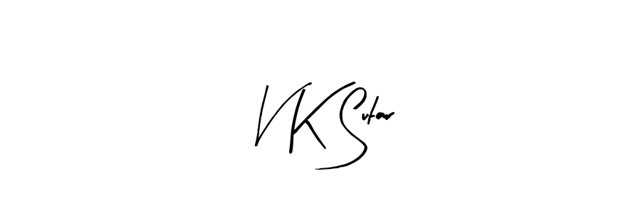 How to Draw V K Sutar signature style? Arty Signature is a latest design signature styles for name V K Sutar. V K Sutar signature style 8 images and pictures png