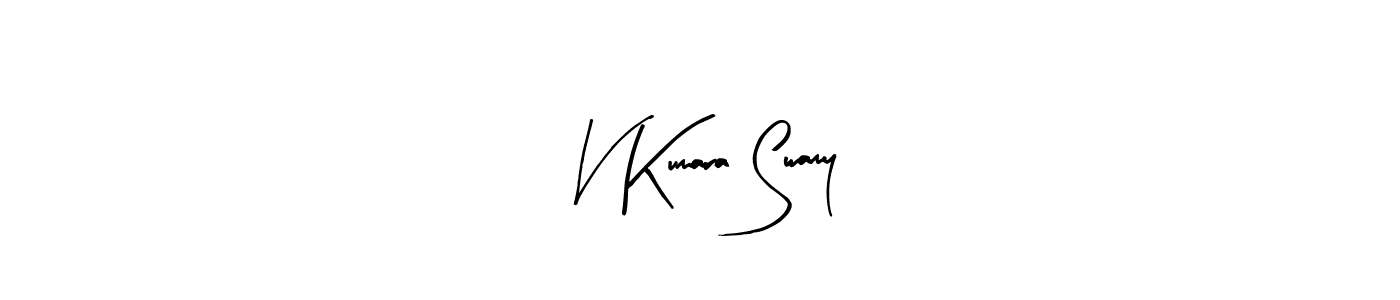 Design your own signature with our free online signature maker. With this signature software, you can create a handwritten (Arty Signature) signature for name V Kumara Swamy. V Kumara Swamy signature style 8 images and pictures png