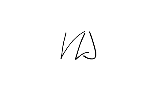 Similarly Arty Signature is the best handwritten signature design. Signature creator online .You can use it as an online autograph creator for name V L J. V L J signature style 8 images and pictures png