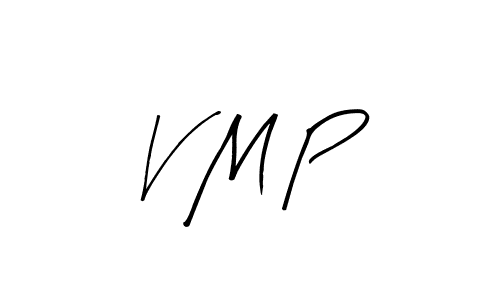 V M P stylish signature style. Best Handwritten Sign (Arty Signature) for my name. Handwritten Signature Collection Ideas for my name V M P. V M P signature style 8 images and pictures png