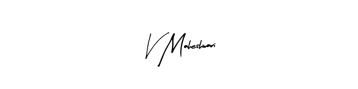 Use a signature maker to create a handwritten signature online. With this signature software, you can design (Arty Signature) your own signature for name V Maheshwari. V Maheshwari signature style 8 images and pictures png