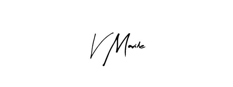 Here are the top 10 professional signature styles for the name V Marile. These are the best autograph styles you can use for your name. V Marile signature style 8 images and pictures png