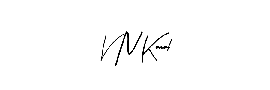 You should practise on your own different ways (Arty Signature) to write your name (V N Kamat) in signature. don't let someone else do it for you. V N Kamat signature style 8 images and pictures png