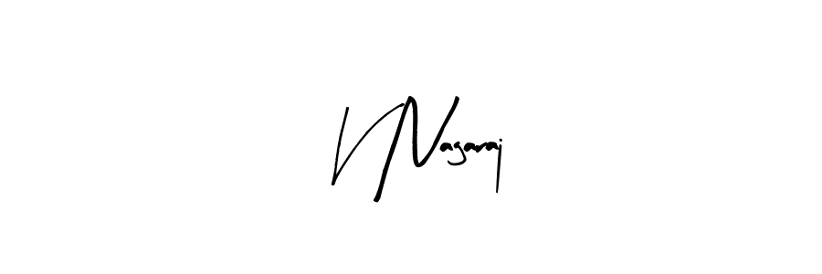 The best way (Arty Signature) to make a short signature is to pick only two or three words in your name. The name V Nagaraj include a total of six letters. For converting this name. V Nagaraj signature style 8 images and pictures png