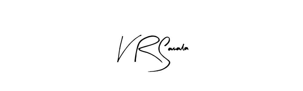 Make a beautiful signature design for name V R Samala. Use this online signature maker to create a handwritten signature for free. V R Samala signature style 8 images and pictures png