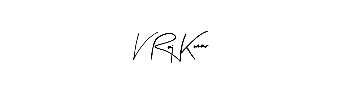 Make a beautiful signature design for name V Raj Kumar. Use this online signature maker to create a handwritten signature for free. V Raj Kumar signature style 8 images and pictures png